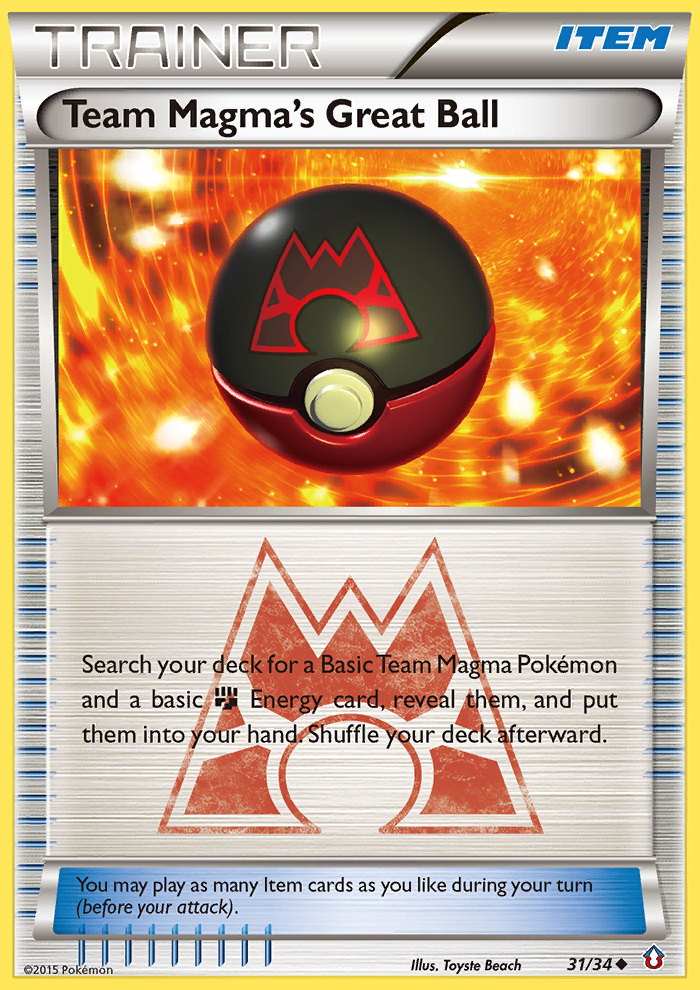 Team Magma's Great Ball - 31/34 - Double Crisis