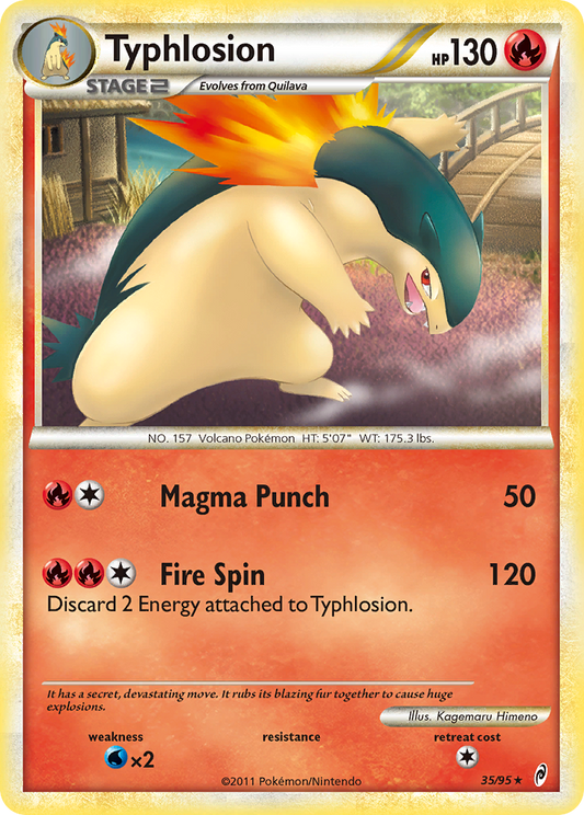 Typhlosion - 35/95 - Call of Legends