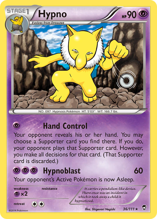 Hypno - 036/111 - Furious Fists