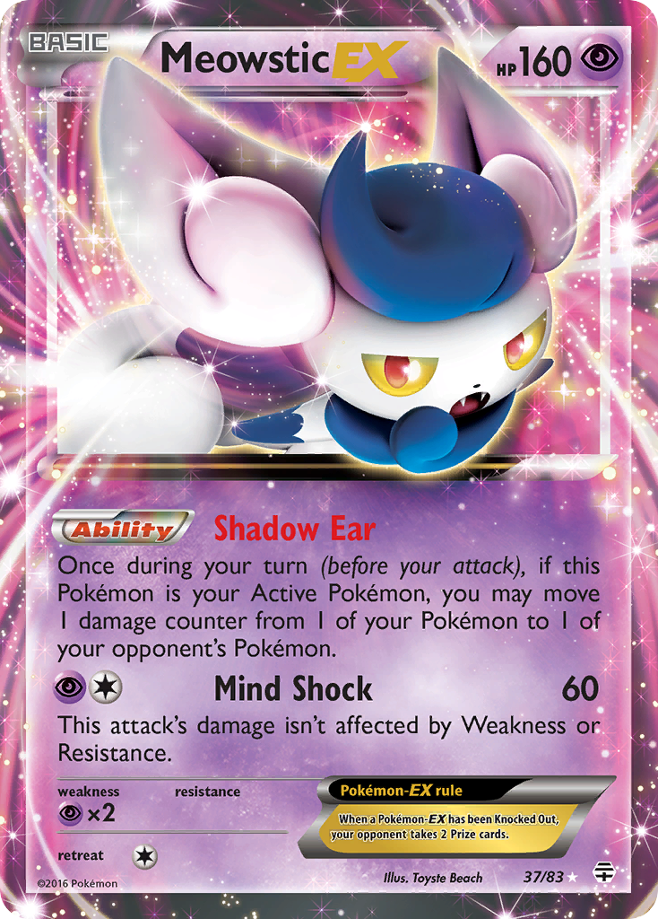 Meowstic-EX - 37/83 - Generations