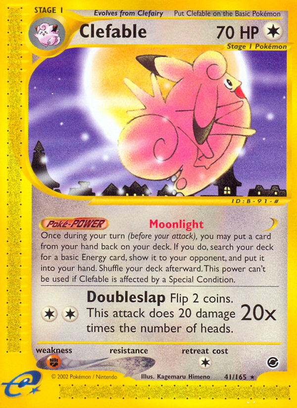Clefable - 041/165 - Expedition Base Set