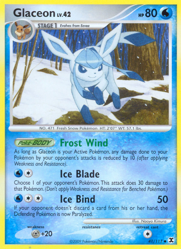 Glaceon - 041/111 - Rising Rivals