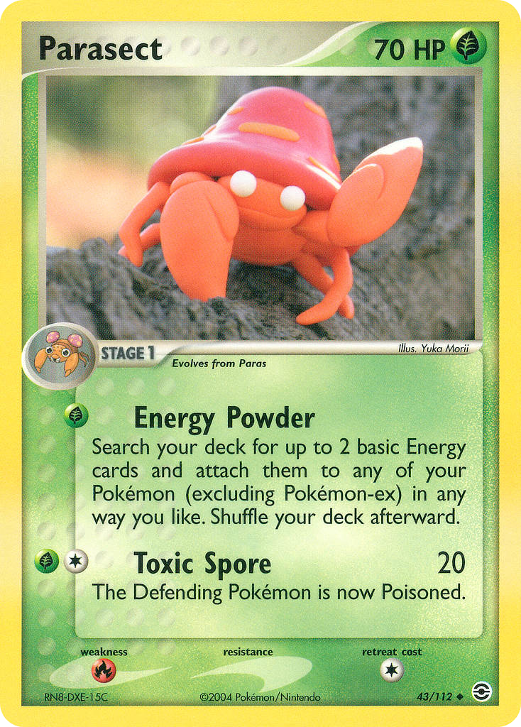 Parasect - 043/112 - FireRed & LeafGreen
