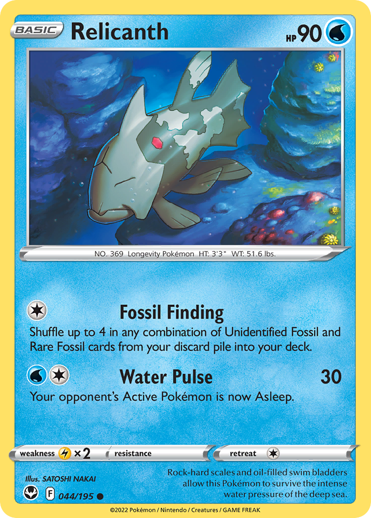 Relicanth - 044/195 - Silver Tempest