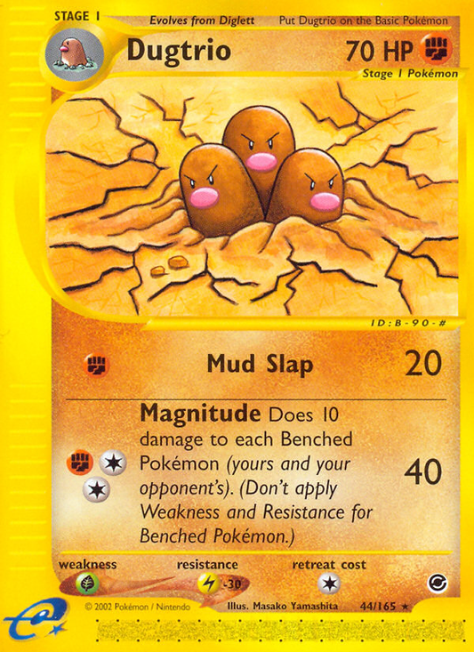 Dugtrio - 044/165 - Expedition Base Set