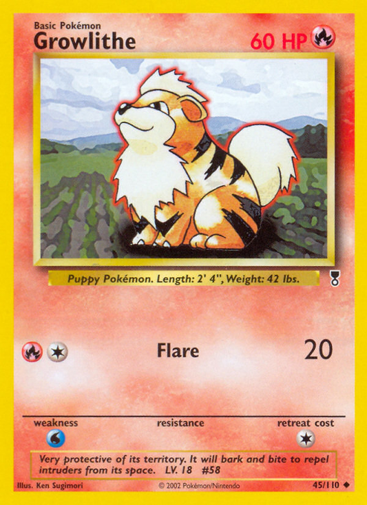 Growlithe - 045/110 - Legendary Collection