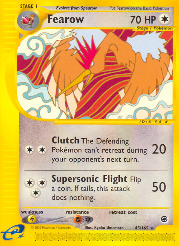 Fearow - 045/165 - Expedition Base Set