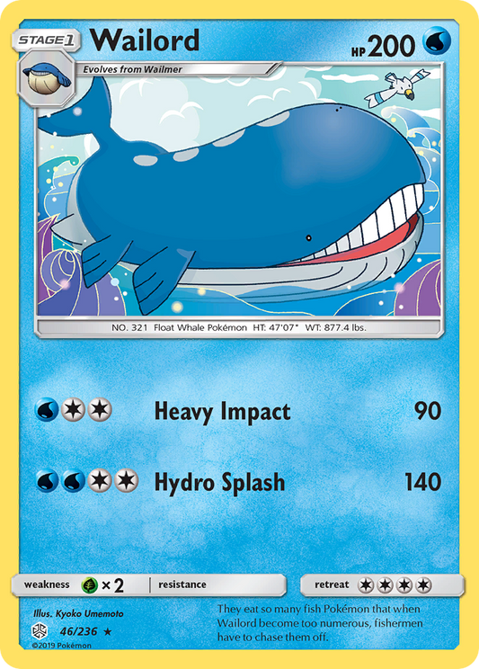 Wailord - 046/236 - Cosmic Eclipse