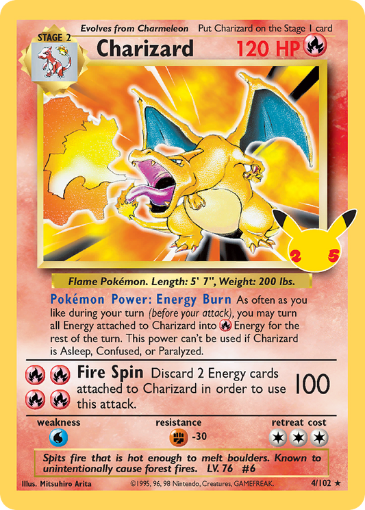 Charizard - 04/25 - Celebrations: Classic Collection