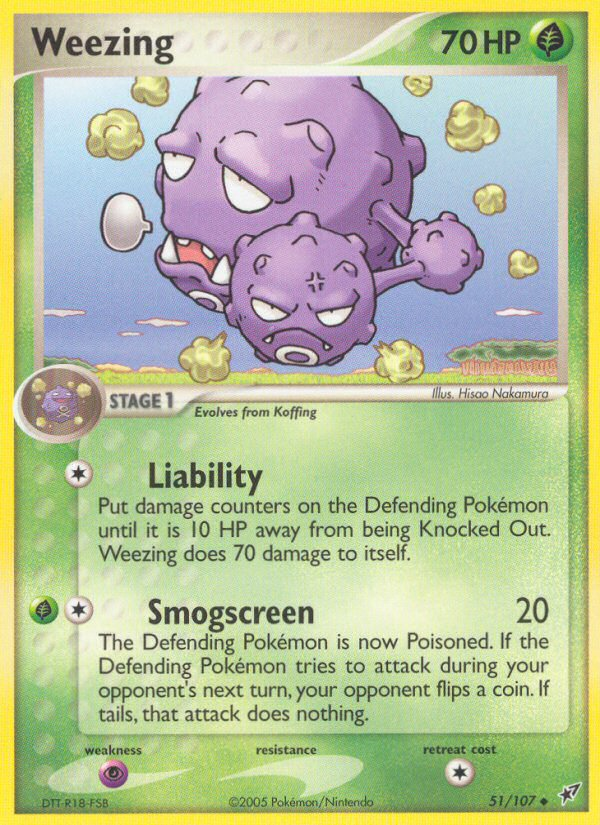 Weezing - 051/107 - Deoxys
