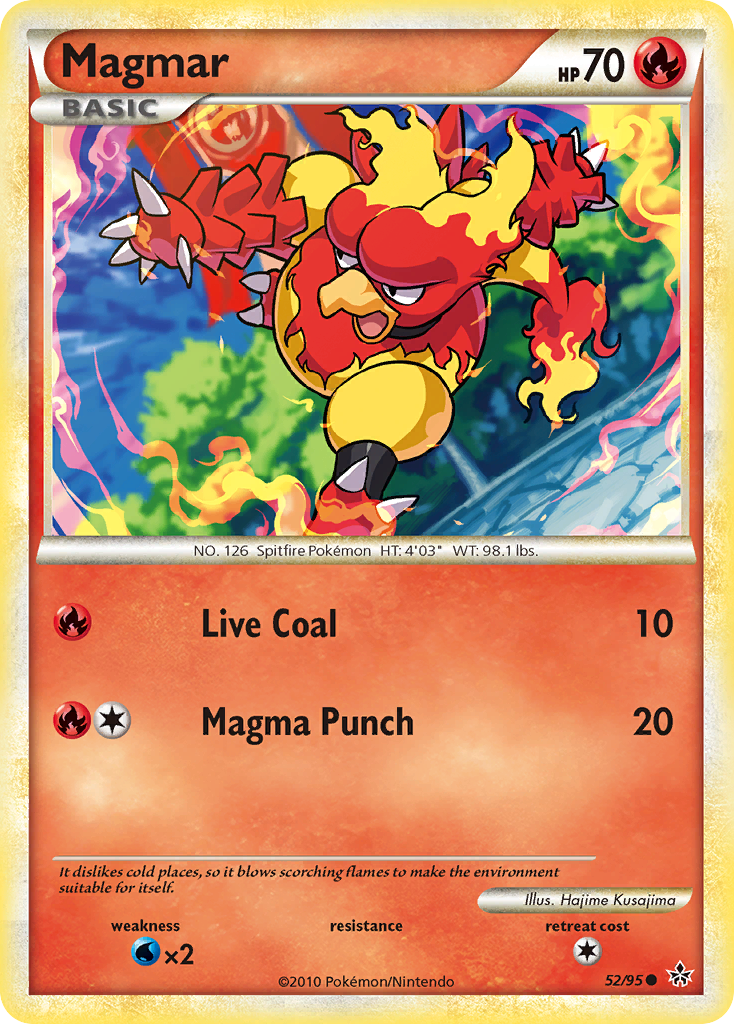 Magmar - 52/95 - HS—Unleashed
