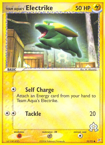 Team Aqua's Electrike - 53/95 - Team Magma vs Team Aqua