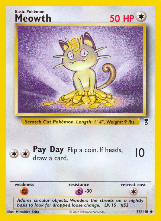 Meowth - 053/110 - Legendary Collection