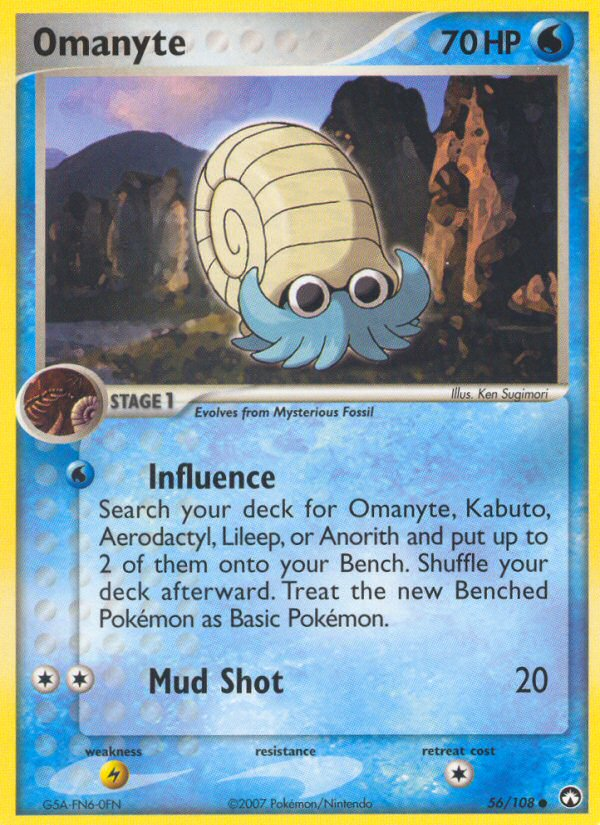 Omanyte - 056/108 - Power Keepers