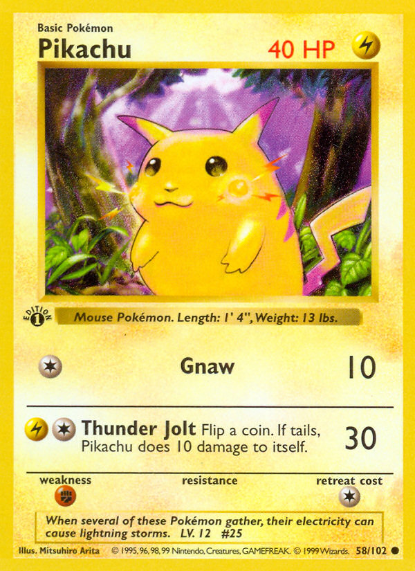 Pikachu - 058/102 - Base