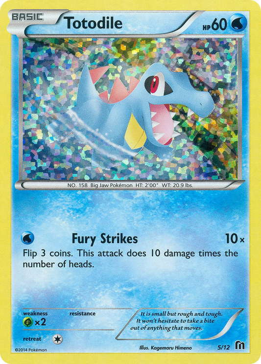 Totodile - 05/12 - McDonald's Collection 2016