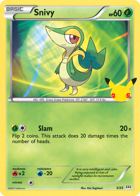 Snivy - 05/25 - McDonald's Collection 2021