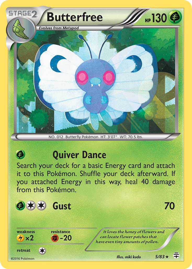 Butterfree - 05/83 - Generations