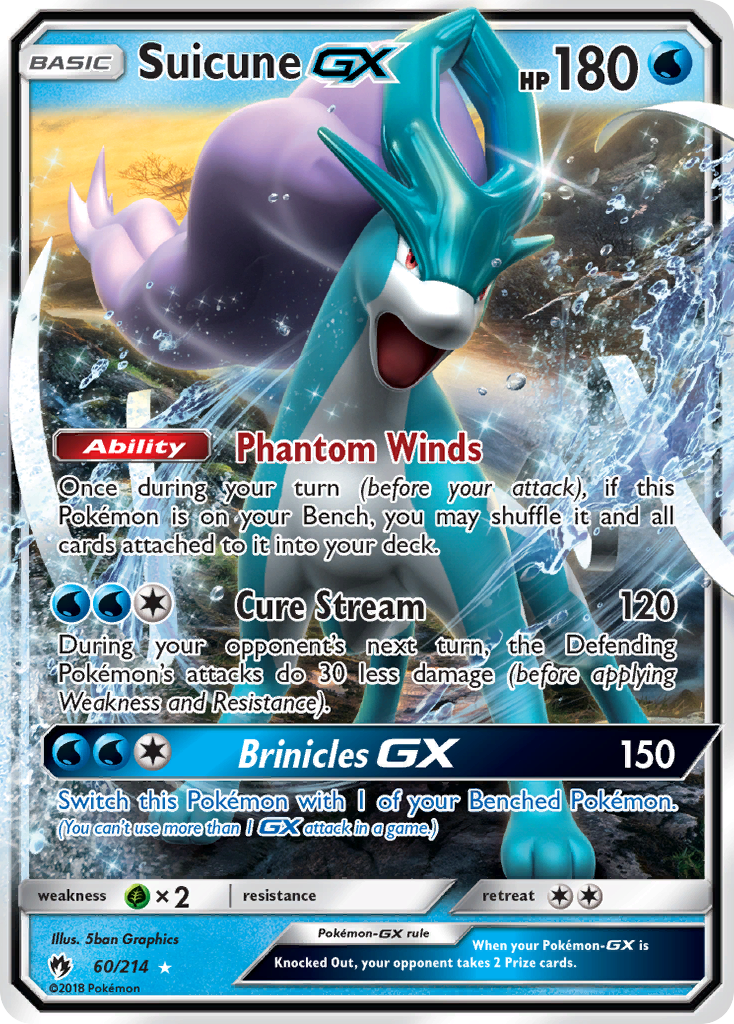 Suicune-GX - 060/214 - Lost Thunder