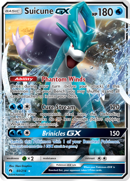 Suicune-GX - 060/214 - Lost Thunder