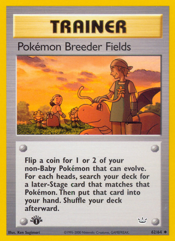 Pokémon Breeder Fields - 62/64 - Neo Revelation