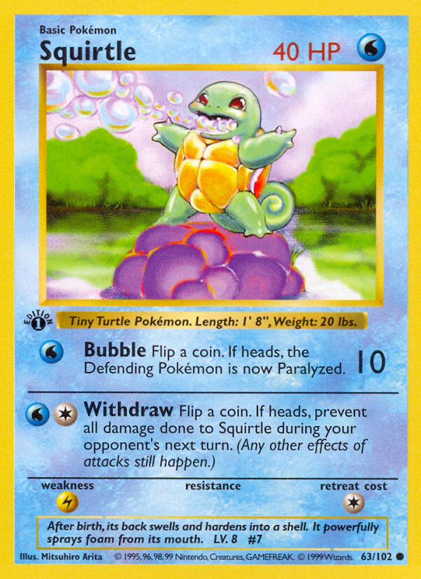 Squirtle - 063/102 - Base