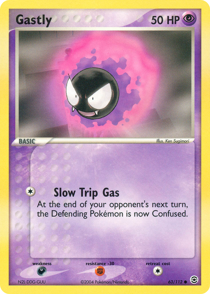 Gastly - 063/112 - FireRed & LeafGreen
