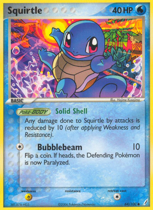 Squirtle - 064/100 - Crystal Guardians