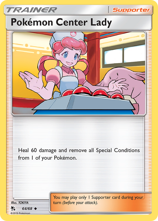 Pokémon Center Lady - 64/68 - Hidden Fates