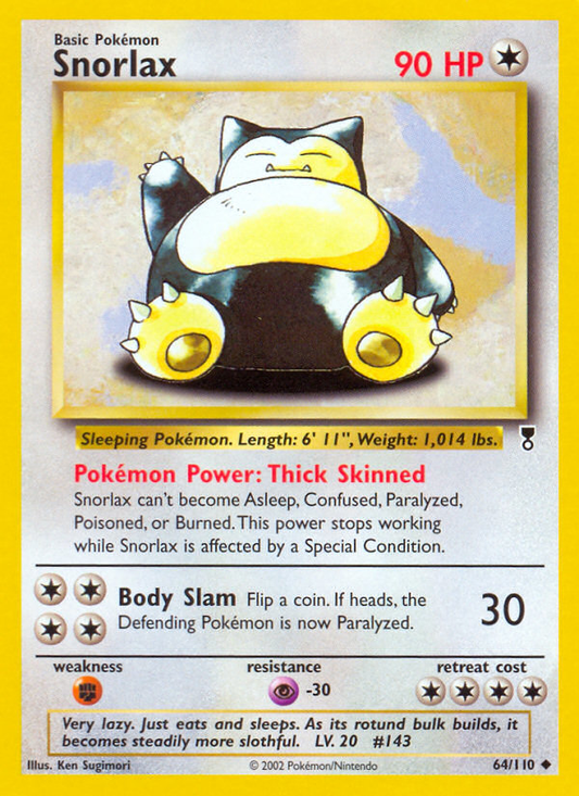 Snorlax - 064/110 - Legendary Collection