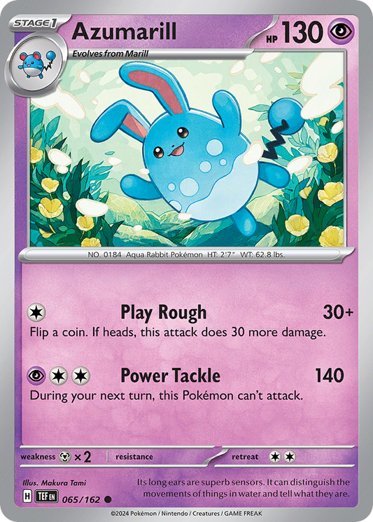 Azumarill - 065/162 - Temporal Forces