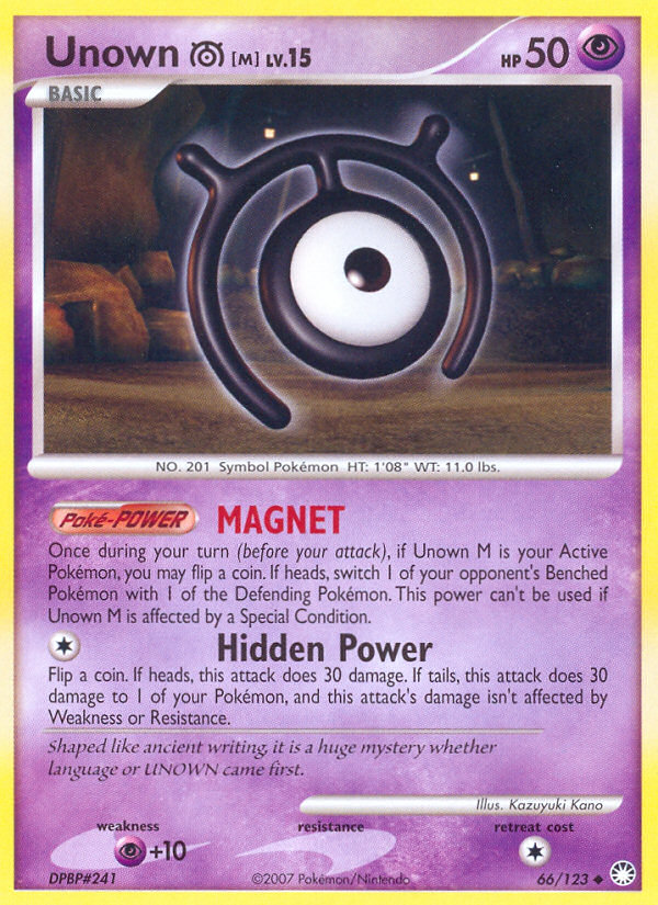 Unown [M] - 066/123 - Mysterious Treasures