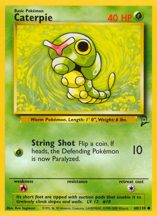 Caterpie - 068/130 - Base Set 2