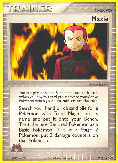 Maxie - 73/95 - Team Magma vs Team Aqua