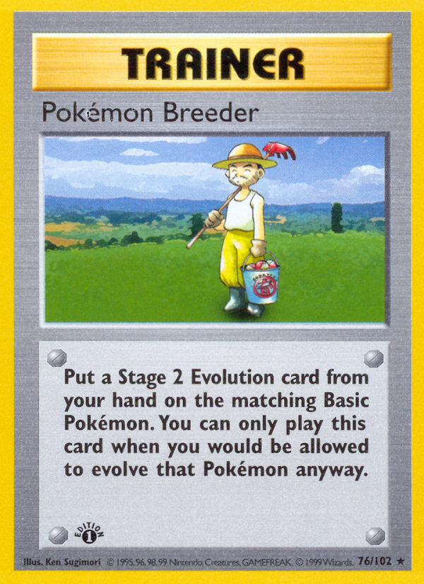 Pokémon Breeder - 076/102 - Base