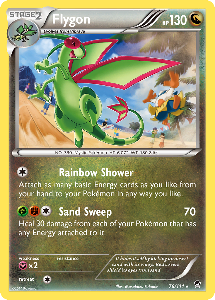 Flygon - 076/111 - Furious Fists
