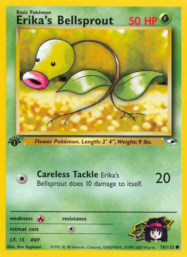 Erika's Bellsprout - 076/132 - Gym Heroes