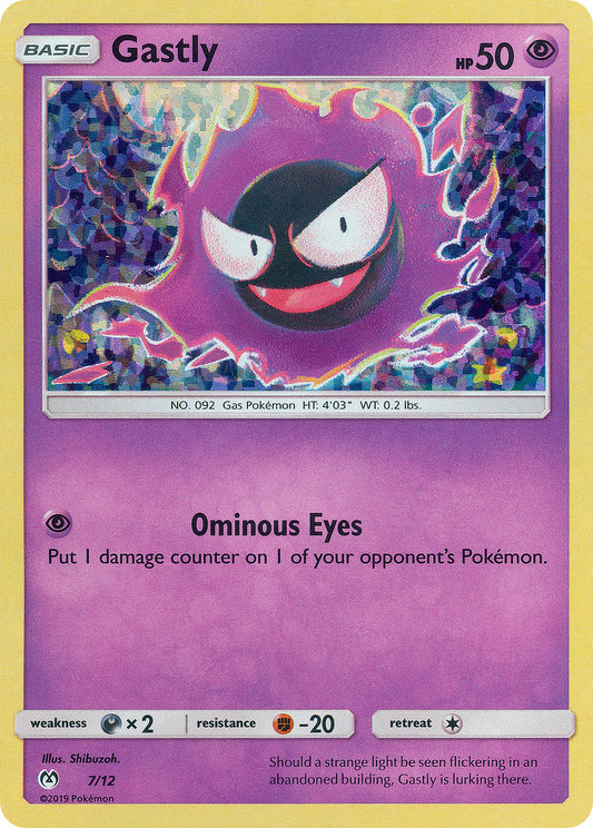Gastly - 07/12 - McDonald's Collection 2019