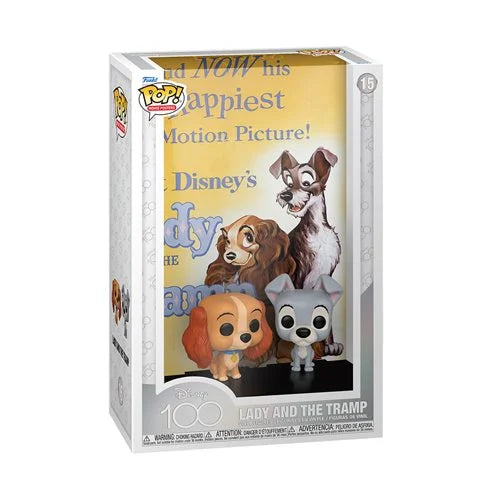 Disney 100 Lady and the Tramp Funko Pop! Movie Poster #15 with Case