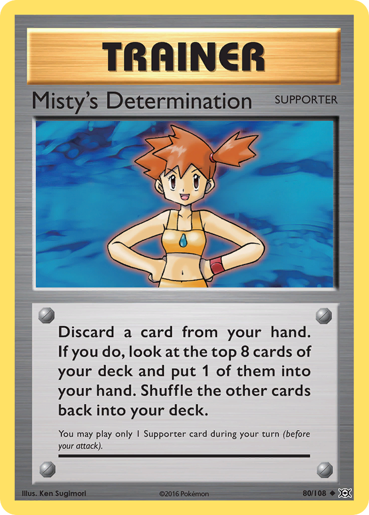 Misty's Determination - 080/108 - Evolutions
