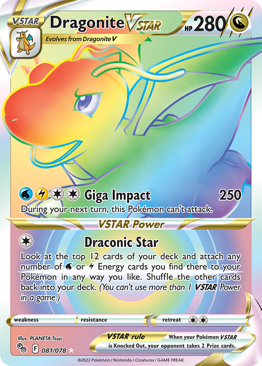 Dragonite VSTAR - 81/78 - Pokémon GO