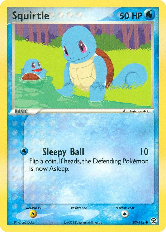 Squirtle - 082/112 - FireRed & LeafGreen