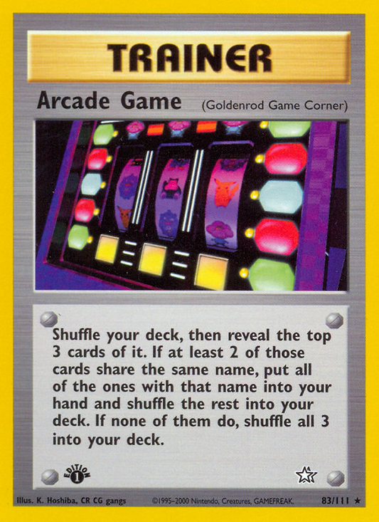 Arcade Game - 083/111 - Neo Genesis