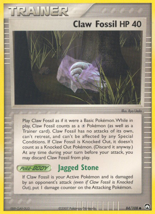 Claw Fossil - 084/108 - Power Keepers