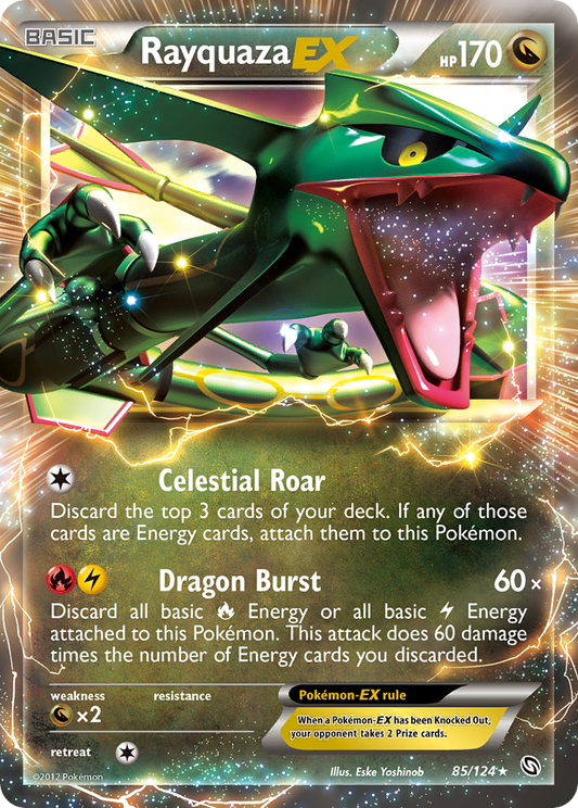 Rayquaza-EX - 085/124 - Dragons Exalted