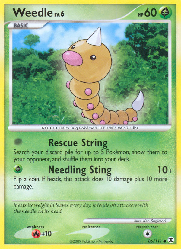 Weedle - 086/111 - Rising Rivals