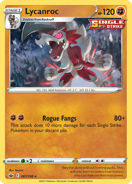 Lycanroc - 087/198 - Chilling Reign