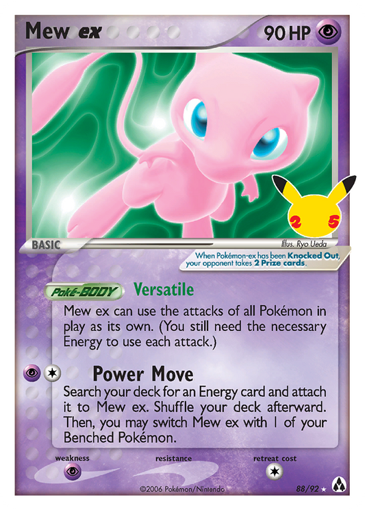 Mew ex - 88/25 - Celebrations: Classic Collection