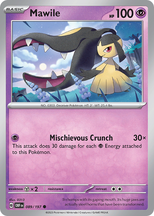Mawile - 089/197 - Obsidian Flames