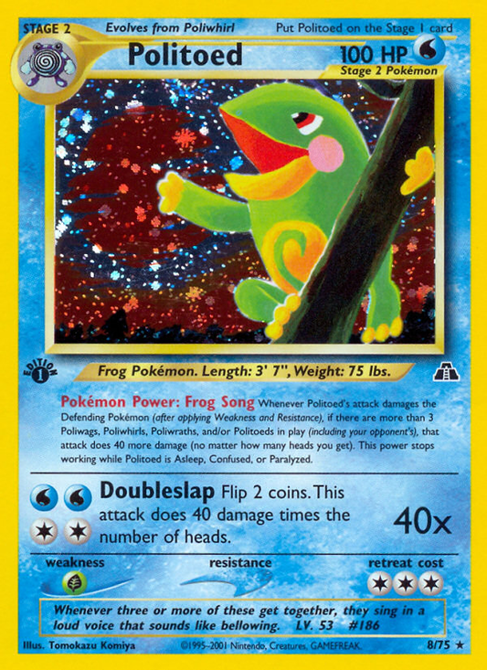Politoed - 08/75 - Neo Discovery